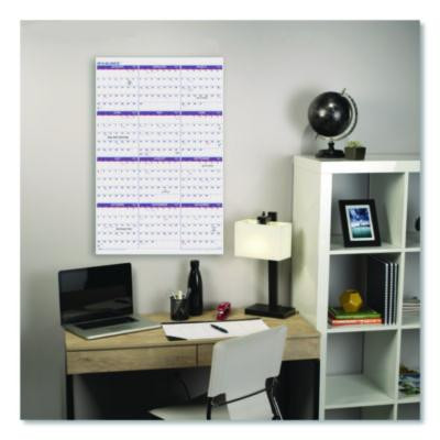 Yearly Wall Calendar, 24 x 36, White Sheets, 12-Month (Jan To Dec): 2026