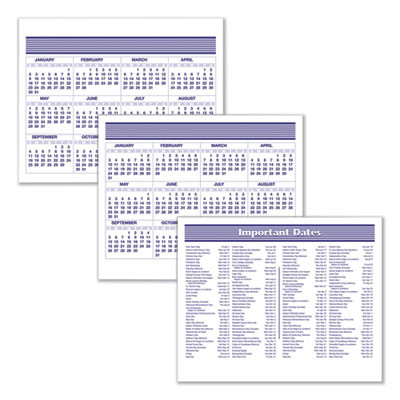 Flip-A-Week Desk Calendar Refill, 7 x 6, White Sheets, 12-Month (Jan To Dec): 2026