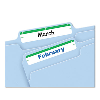 Printable 4" X 6" - Permanent File Folder Labels, 0.69 X 3.44, White, 7/Sheet, 36 Sheets/Pack, (5203)