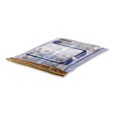 Deposit Bag, Plastic, 20" x 20", Clear, 250/Carton