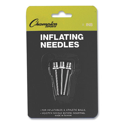 Nickel-Plated Inflating Needles For Electric Inflating Pump, 3/Pack