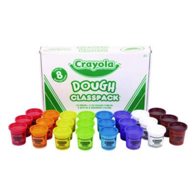 Dough Classpack, 3 Oz, 8 Assorted Colors, 24/Pack