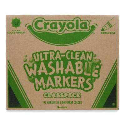 Ultra-Clean Washable Marker Classpack, Broad Bullet Tip, 8 Assorted Colors, 192/Pack