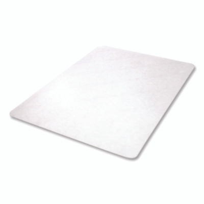 Supergrip Chair Mat For Flat To Low Pile Carpeted And Hard Floors, Rectangular, 48" x 36", Clear, Ships Rolled