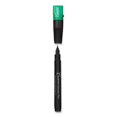 Smart Money Dual-Detector Pen With Uv Led Cap For Usd And Most International Currencies, Black