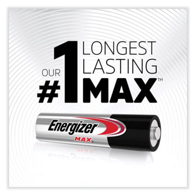 Max Aaa Alkaline Batteries, 1.5 V, 4/Pack, 6 Packs/Box