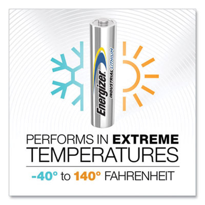 Industrial Lithium Aa Battery, 1.5 V, 24/Box