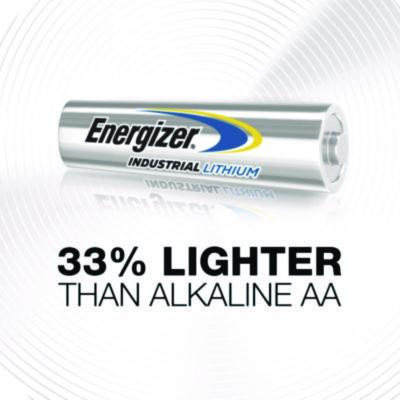 Industrial Lithium Aa Battery, 1.5 V, 4/Pack