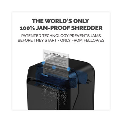 Powershred Lx210 Micro-Cut Shredder, 16 Manual Sheet Capacity, Black