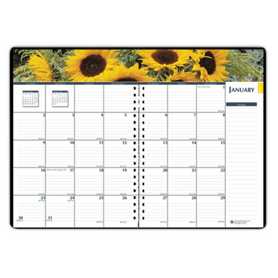 Express Track Recycled Weekly Appointment Book/Monthly Planner, 8 x 5, Black Cover, 13-Month: Jan 2026 To Jan 2027