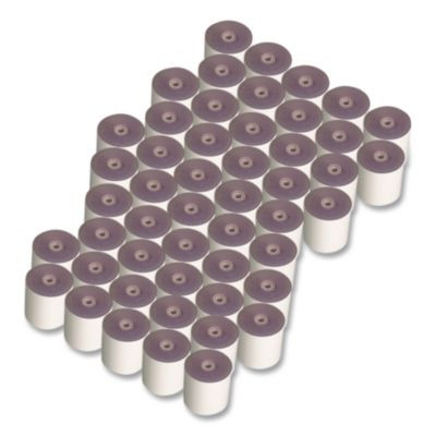 Impact Printing Carbonless Paper Rolls, 3" X 70 Ft, White/Canary/Pink, 50/Carton