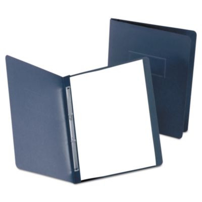 Presslock Report Cover, Two-Prong Fastener, 3" Capacity, 8.5 X 11, Black/Black, 25/Box