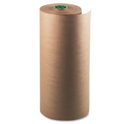 Kraft Paper Roll, 50 Lb Wrapping Weight, 24" x 1,000 Ft, Natural