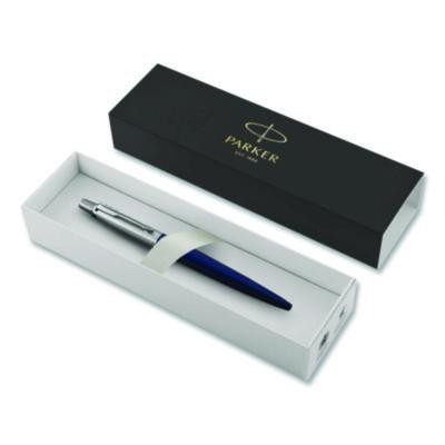 Jotter Ballpoint Pen, Retractable, Medium 1 Mm, Blue Ink, Royal Blue/Chrome Barrel