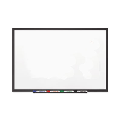 Classic Series Porcelain Magnetic Dry Erase Board, 60" x 36", White Surface, Black Aluminum Frame