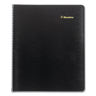 Plan And Link Monthly Planner, 11" x 9.06", Black Cover, 16-Month: Sept 2025 To Dec 2026