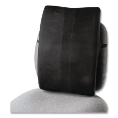 Remedease Full Height Backrest, 14 X 3 X 19.5, Black