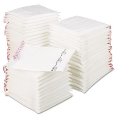 Jiffy Tuffgard Extreme Self-Seal Mailer, #2, Barrier Bubble Air Cell Cushion, Self-Adhesive Closure, 8.5 x 12, White, 50/Ct