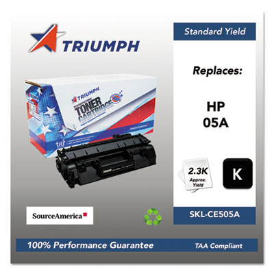 751000Nsh0966 Remanufactured Ce505a (05a) Toner, 2,300 Page-Yield, Black