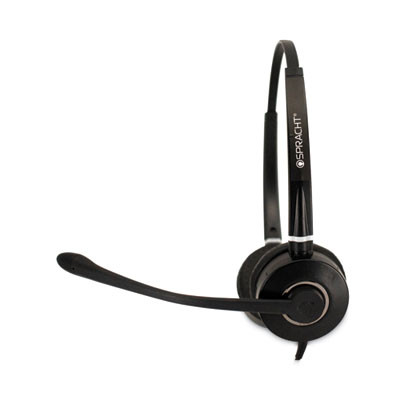 Hs-Wd-Usb-2 Binaural Over The Head Headset, Black