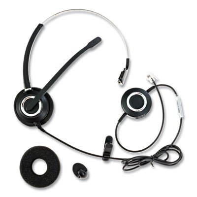 Zum Zumrj9M Monaural Over The Head Headset, Black
