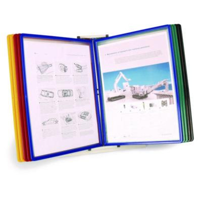 Easy Load Desk Unit, 10 Sections, 20-Sheet Capacity, Assorted