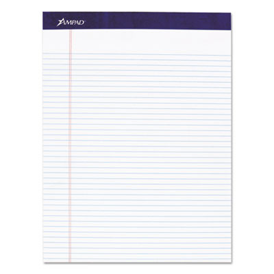 Legal Ruled Pads, Narrow Rule, (50) White 8.5 x 11 Sheets, 4/Pack