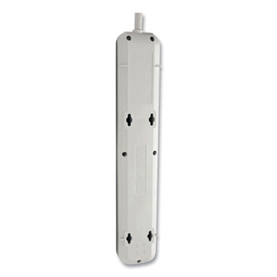 Protect It! Surge Suppressor, 7 Ac Outlets, 6 Ft Cord, 1,080 J, Light Gray