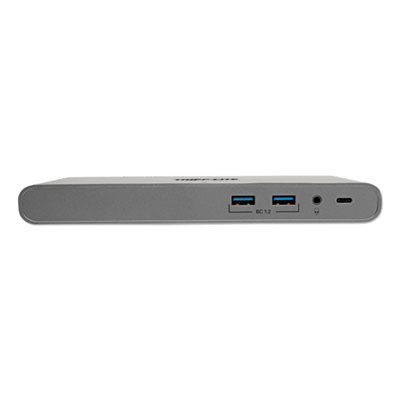 Usb Type-C Docking Station, 3.5Mm/Displayport/Hdmi/Rj45/Thunderbolt 3/Usb A/Usb C/Vga, Silver