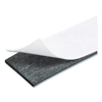 Magnetic Adhesive Tape Roll, 1" x 4 Ft, Black