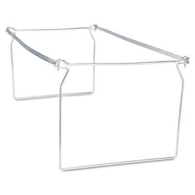 Screw-Together Hanging Folder Frame, Letter Size, 23" To 26.77" Long, Silver