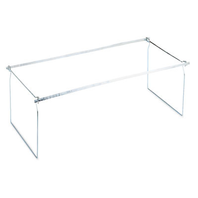 Screw-Together Hanging Folder Frame, Letter Size, 23" To 26.77" Long, Silver