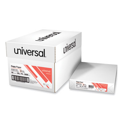 Copy Paper, 92 Bright, 3-Hole, 20 Lb Bond Weight, 8.5 x 11, White, 500 Sheets/Ream, 10 Reams/Carton