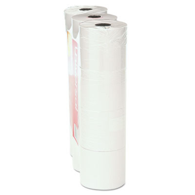 Impact And Inkjet Print Bond Paper Rolls, 0.5" Core, 2.25" X 130 Ft, White, 12/Pack