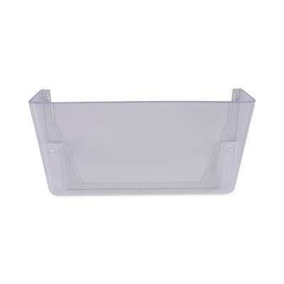 Wall Files, 3 Sections, Letter Size, 13" x 4" x 14", Clear, 3/Set