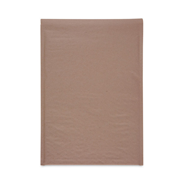 Natural Self-Seal Cushioned Mailer, #5, Barrier Bubble Air Cell Cushion, Self-Adhesive Closure, 10.5 x 16, Kraft, 80/Carton