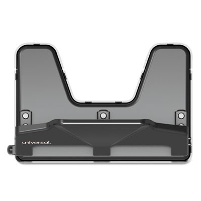 30-Sheet Three-Hole Power Assist Punch, 7 Mm Holes, Black