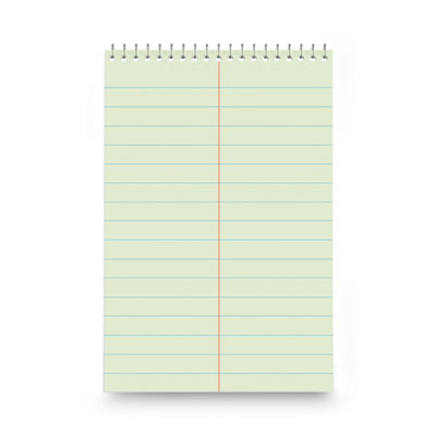 Steno Pads, Red Cover, Pitman Rule, (60) Green-Tint 6 x 9 Sheets