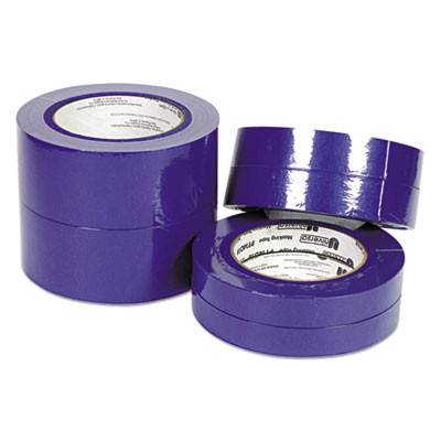 Premium Blue Masking Tape With Uv Resistance, 3" Core, 24 Mm X 54.8 M, Blue, 2/Pack