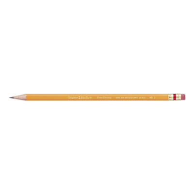 Everstrong #2 Pre-Sharpened Woodcase Pencils, Hb (#2), Black Lead, Yellow Barrel, 24/Pack