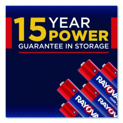 Fusion Performance Alkaline Aa Batteries, 8/Pack