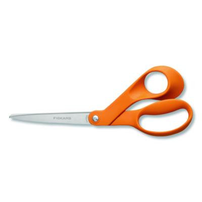 Original Orange-Handled Scissors, 8.41" Long, Offset Orange Handle