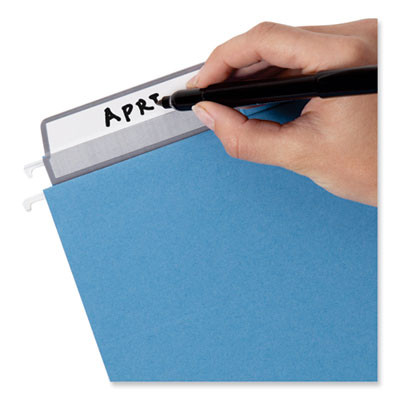 Colored Hanging File Folders With Protab Kit, Letter Size, 1/3-Cut, Blue