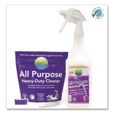 All Purpose Heavy-Duty Cleaner, Lavender Scent, 20 Chempacs/Pack, 12 Packs/Carton