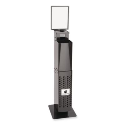 Pop-Up Floorstand, 12 x 14.5 x 51.5, Black