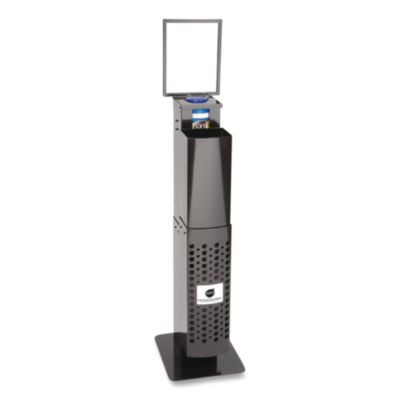 Pop-Up Floorstand, 12 x 14.5 x 51.5, Black
