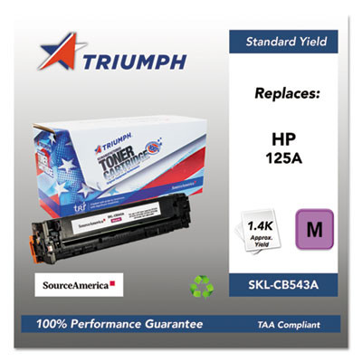 751000Nsh0978 Remanufactured Cb543a (125a) Toner, 1,500 Page-Yield, Magenta