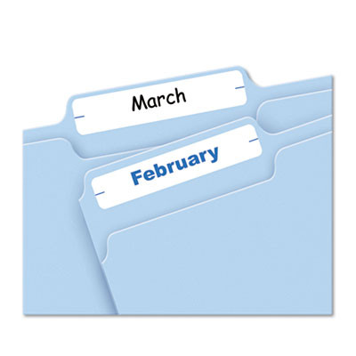 Printable 4" X 6" - Permanent File Folder Labels, 0.69 X 3.44, White, 7/Sheet, 36 Sheets/Pack, (5202)
