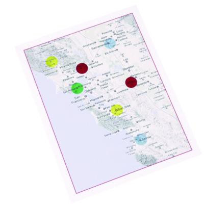Handwrite-Only Self-Adhesive "See Through" Removable Round Color Dots, 0.75" Dia, Assorted, 35/Sheet, 29 Sheets/Pack, (5473)
