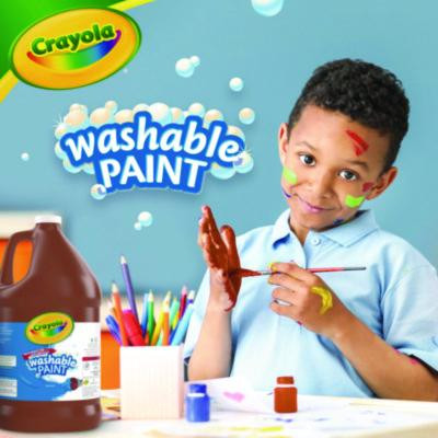 Washable Paint, Brown, 1 Gal Bottle